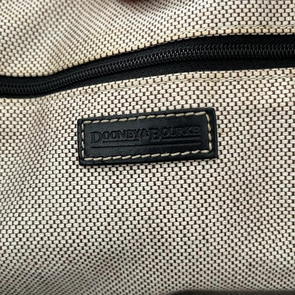 🖤🩶VINTAGE DOONEY & BOURKE PURSE 14Wx9.5L GREY & BLACK GREAT CONDITION! - Picture 11 of 13